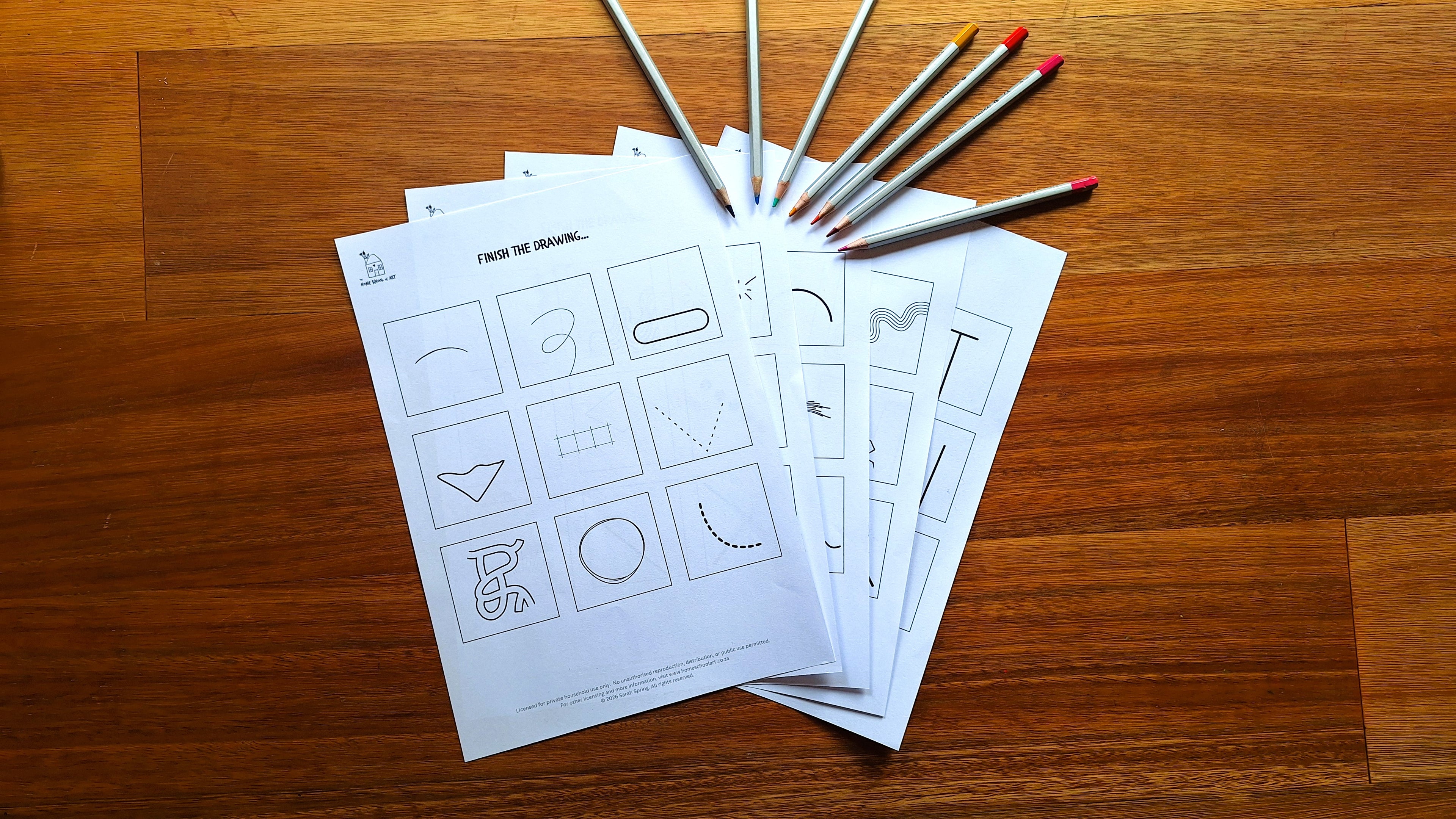 Finish the Drawing: Linework