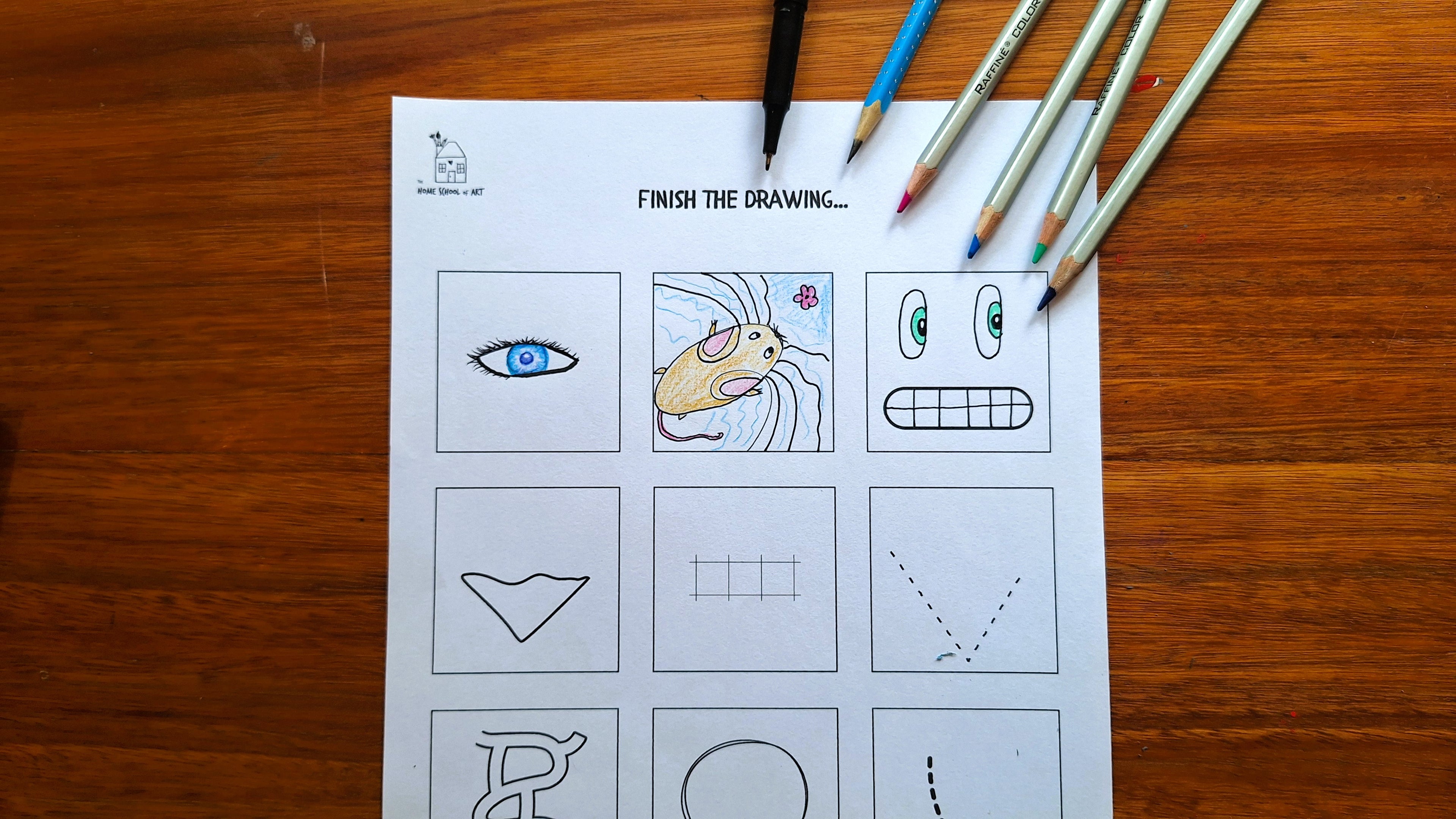 Finish the Drawing: Linework