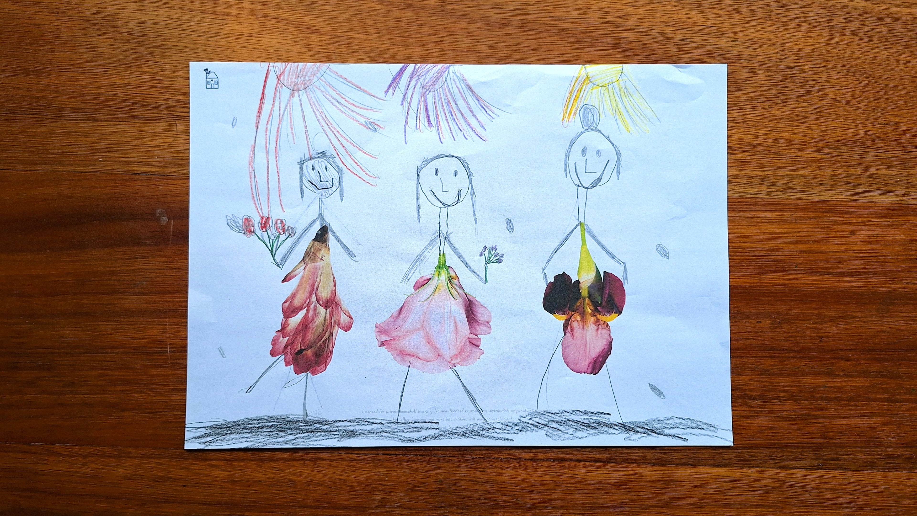 Finish the Drawing: Flowers