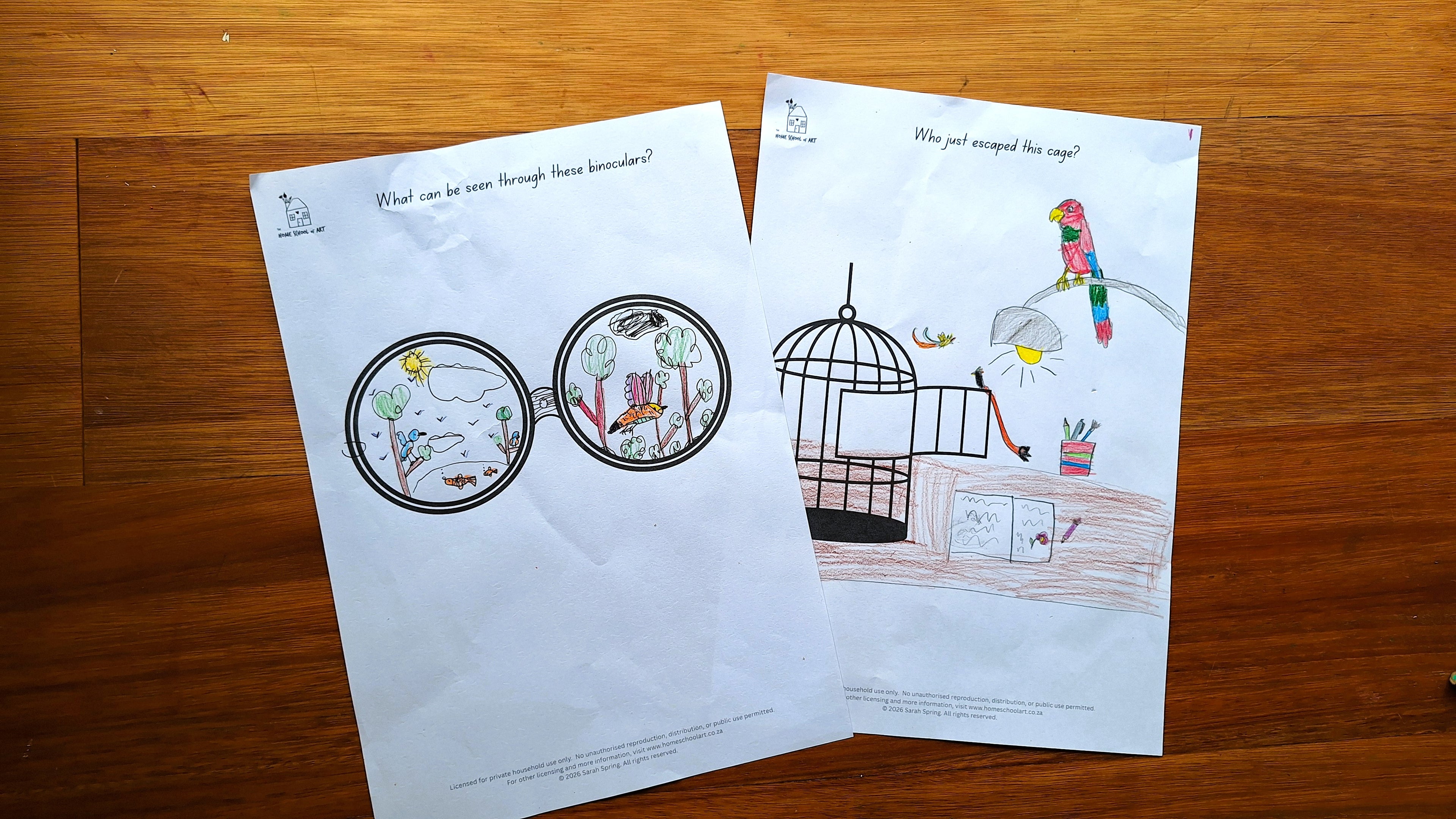 Finish the Drawing: What is Happening?