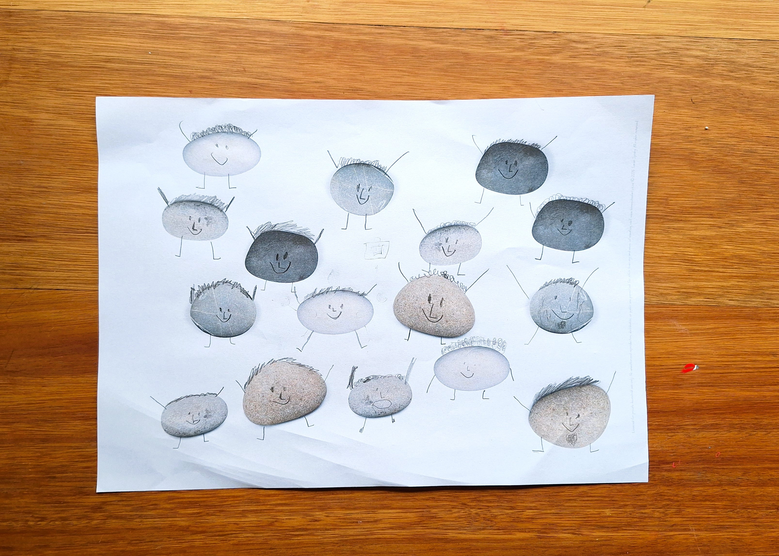 Finish the Drawing: Rocks and Sticks