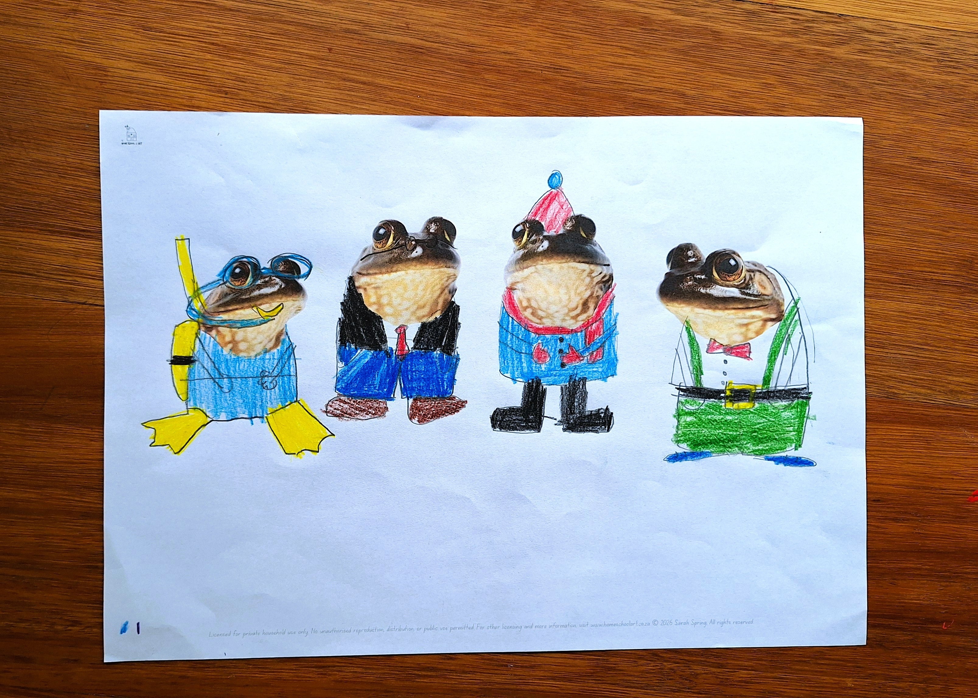 Finish the Drawing: Animal Heads and Bodies